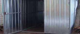 Правильная методика расчета веса металлического гаража 3х6 м