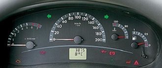 Щиток приборов Када Калина